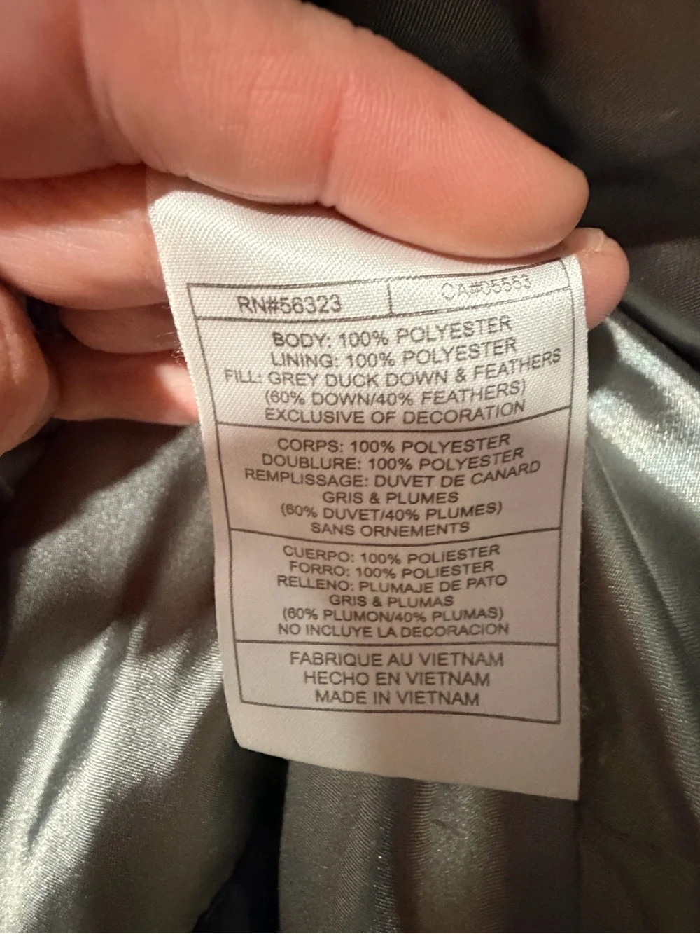 Nike Women’s Black Down Hooded Puffer Jacket – Size Medium